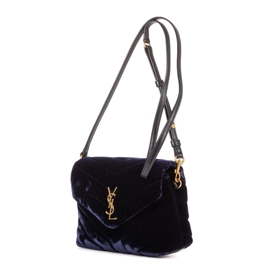 Yves Saint Laurent Toy Loulou Crossbody  en Azul marino Lienzo - Image 2