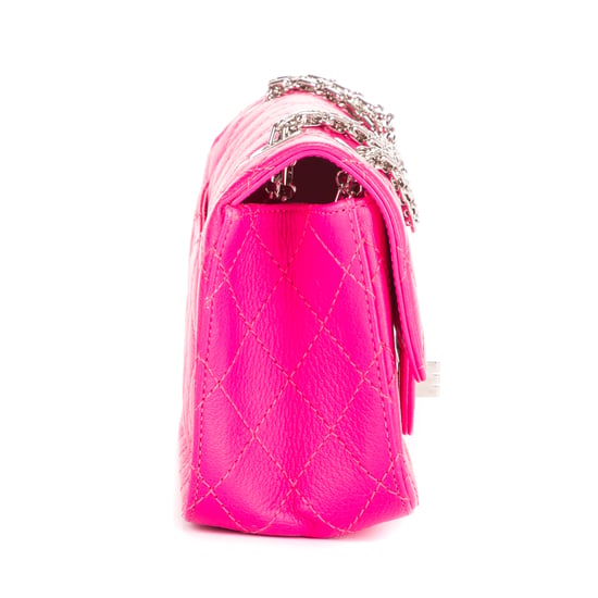 Chanel 2.55 Mini 224 Double Flap en Rosa Piel de becerro - Image 5