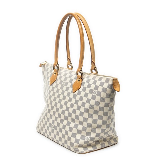 Louis Vuitton Saleya MM en Marfil Lona recubierta - Image 2