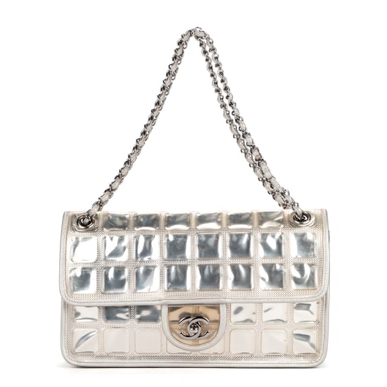 Chanel Ice cube flap en Plata Piel de becerro - Image 1