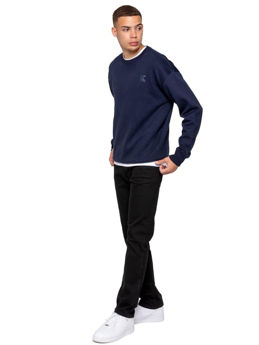 Kruze | Sudadera para hombre con cuello redondo de corte amplio - Image 4