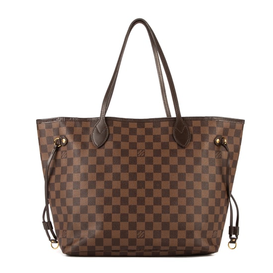 Louis Vuitton Neverfull MM en Marrón oscuro Lona recubierta - Image 4