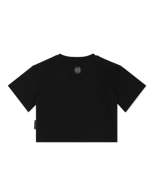 Cropped T-Shirt Round Neck Ss Smile - Image 3