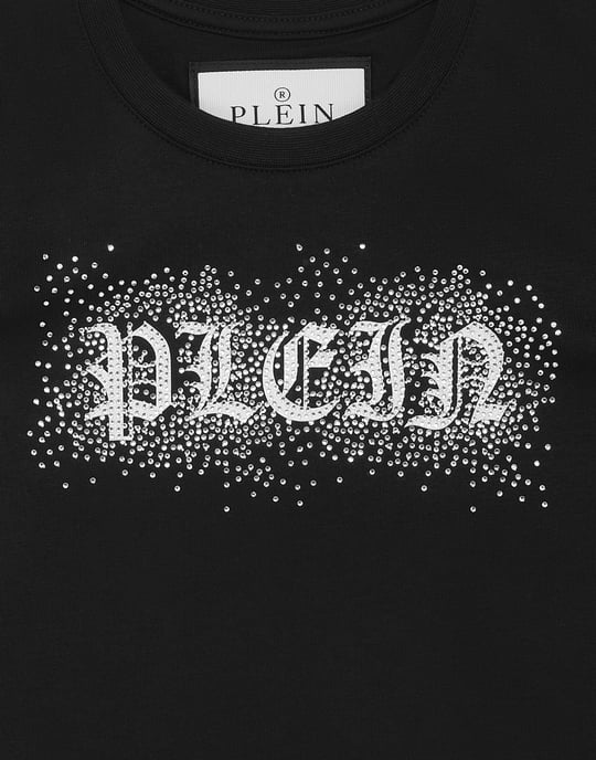 Jersey T-Shirt Sexy Pure Ss Strass Gothic Plein - Image 2