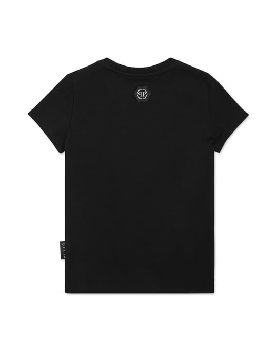 Jersey T-Shirt Sexy Pure Ss Strass Gothic Plein - Image 3
