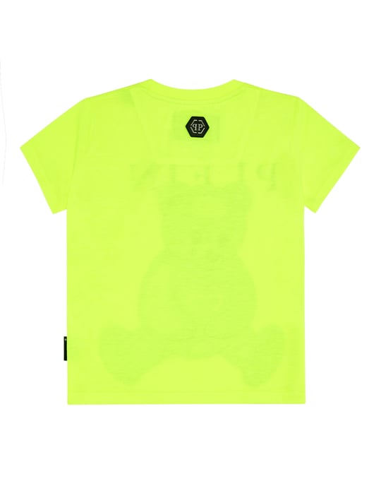 T-Shirt Round Neck Ss With Crystals Teddy Bear - Image 2