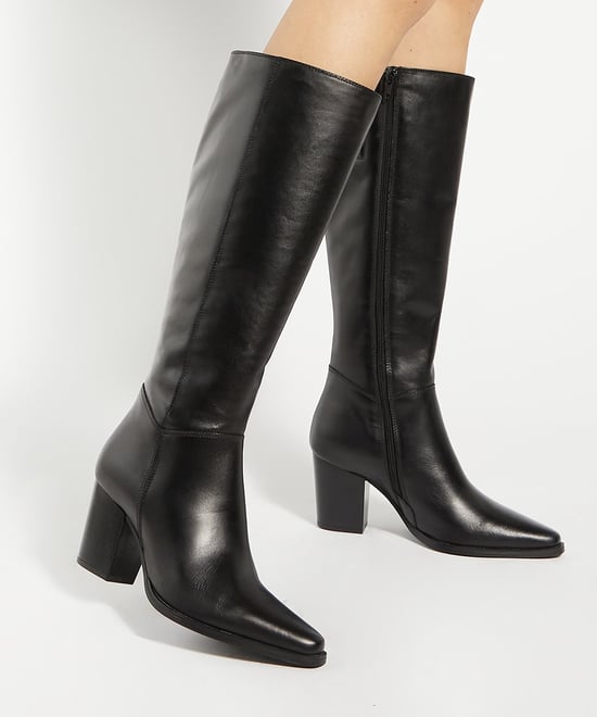 Dune Ladies Silahs - Leather Western Knee High Boots - Image 3