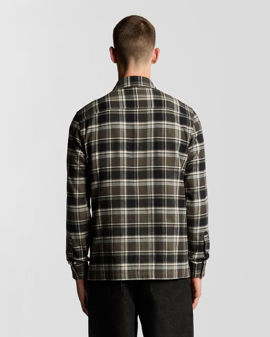 Camisa de cuadros de algodón cepillado - Image 4