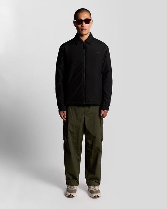 Chaqueta acolchada con cuello Lyle & Scott - Negra - Image 2