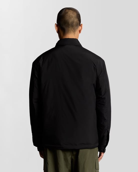 Chaqueta acolchada con cuello Lyle & Scott - Negra - Image 4