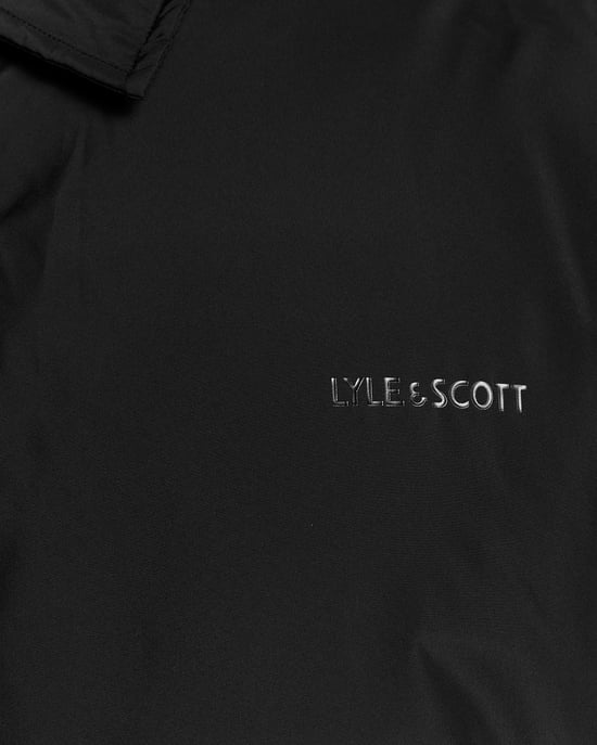 Chaqueta acolchada con cuello Lyle & Scott - Negra - Image 6