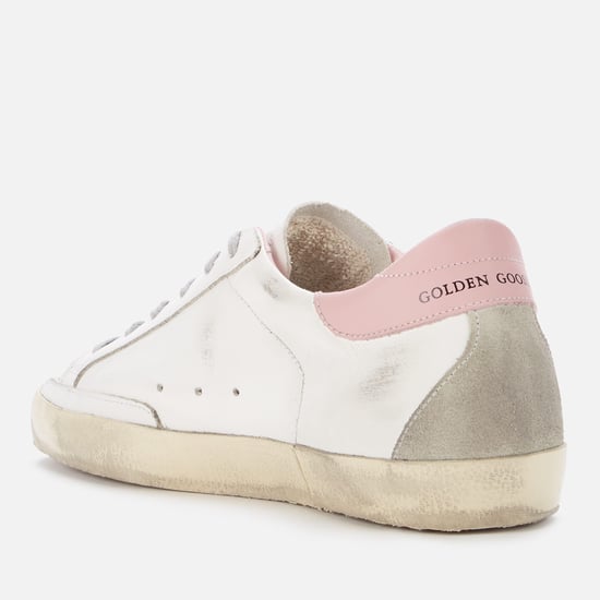 Entrenadores de cuero Superstar Golden Goose para mujer en blanco - Image 2
