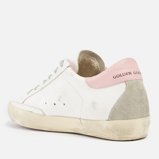 Entrenadores de cuero Superstar Golden Goose para mujer en blanco - Image 3