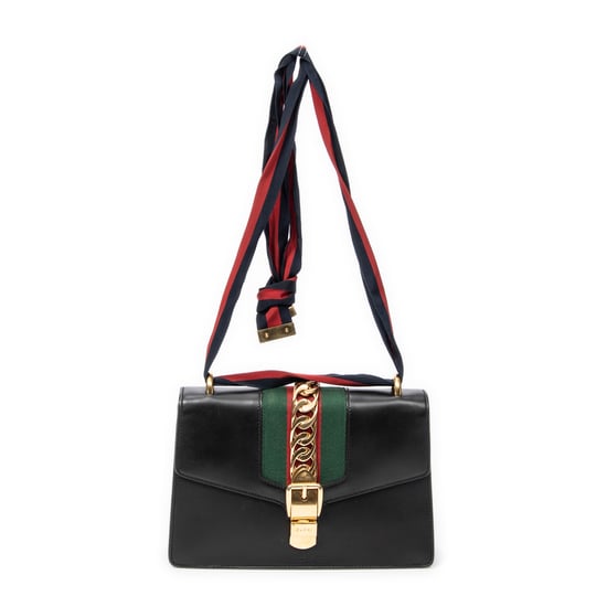 Gucci Small Sylvie Bag en Black Cuero de ternero - Image 1
