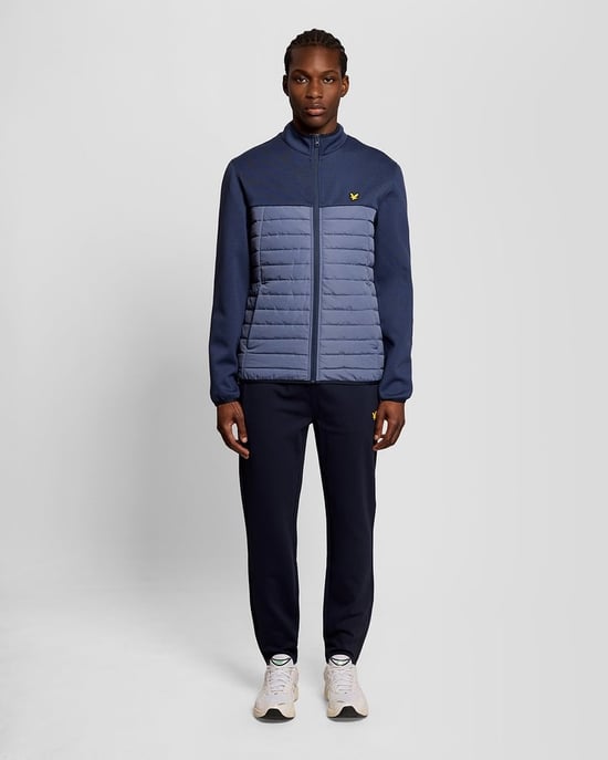 Chaqueta Híbrida de Forro Polar Lyle & Scott - Azul - Image 2