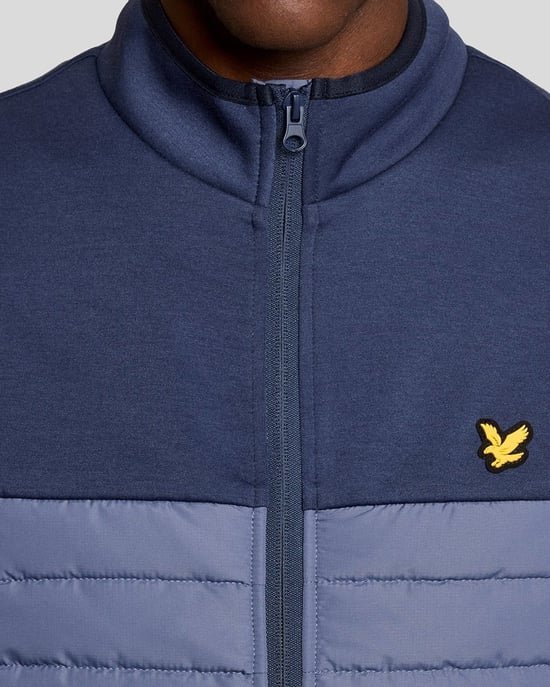 Chaqueta Híbrida de Forro Polar Lyle & Scott - Azul - Image 3