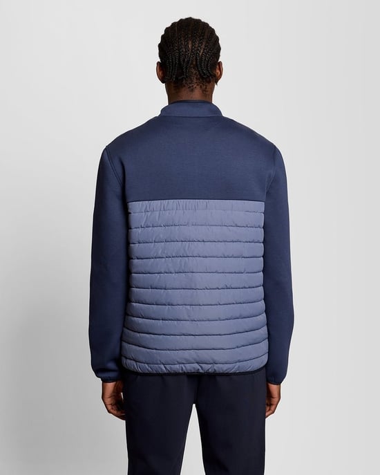 Chaqueta Híbrida de Forro Polar Lyle & Scott - Azul - Image 4