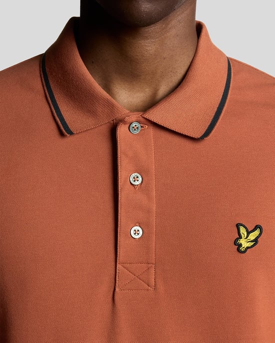 Camisa Polo Tipped Lyle & Scott - Roja - Image 3