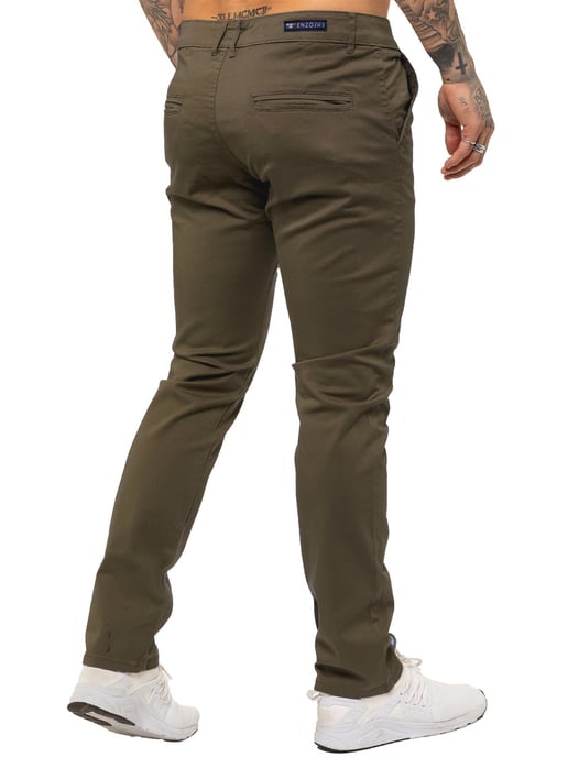 Enzo | Chinos Ajustados de Hombre con Elástico - Image 3