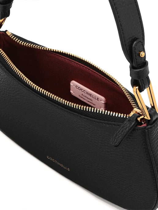 Mini Bolsa de Mano de Cuero con Cierre de Cremallera - Image 4