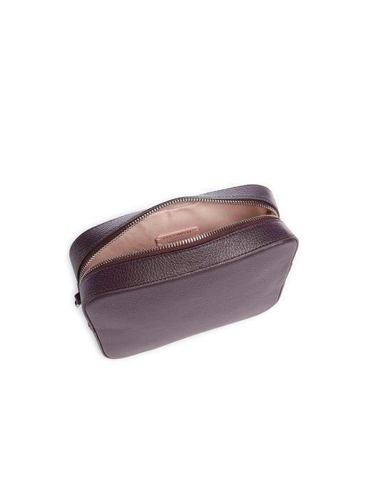 Bolso de cuero cruzado con cremallera - Image 4