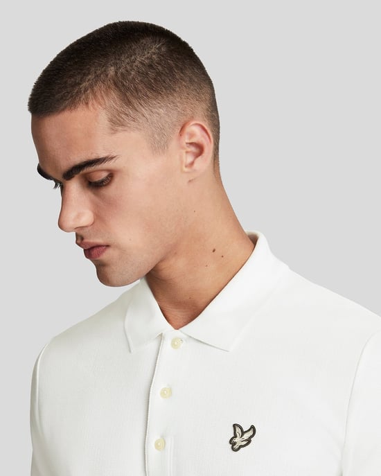Camisa Polo de Piqué con Espalda Lisa - Image 4
