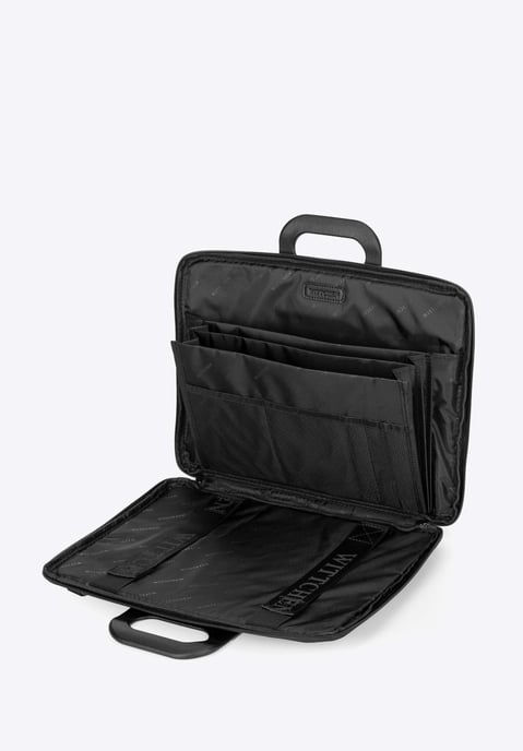 Bolso Wittchen para portátil de 15" para hombre en piel sintética negra - Image 5