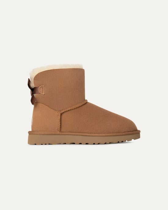 Bailey Bow II Mini Bailey Bow Boots in Tan - Image 1