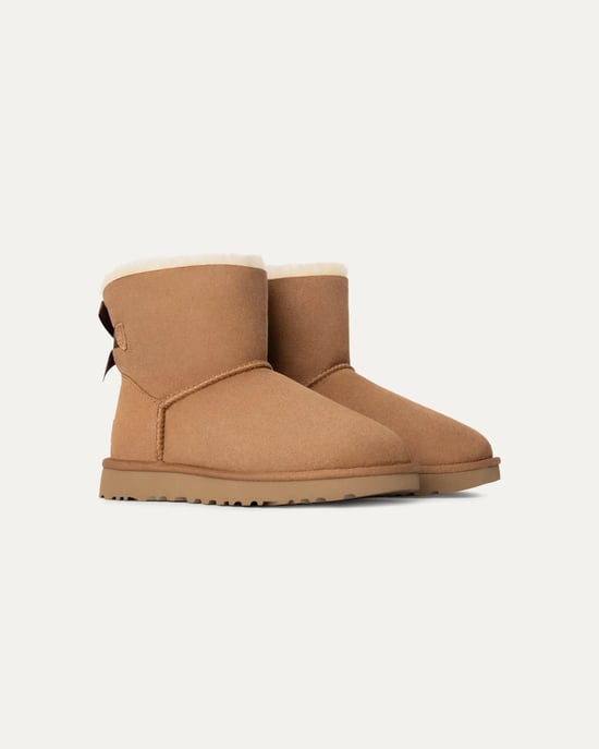 Bailey Bow II Mini Bailey Bow Boots in Tan - Image 4