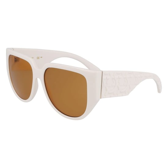 Gafas de sol Ferragamo White Bio Injected - Image 1