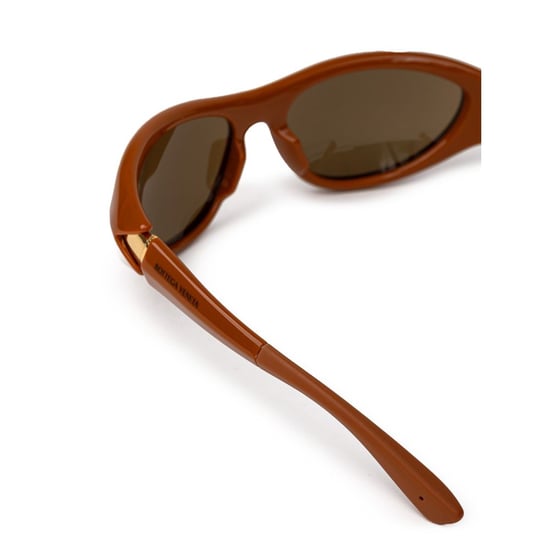 Gafas de sol de acetato marrón - Image 4