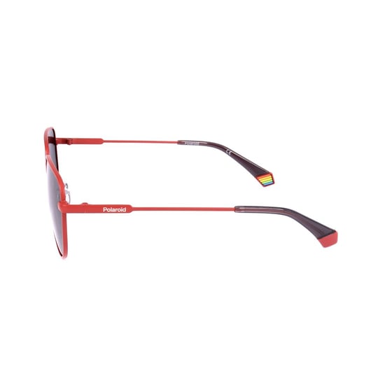 Gafas de sol de acero inoxidable naranja Polaroid - Image 3