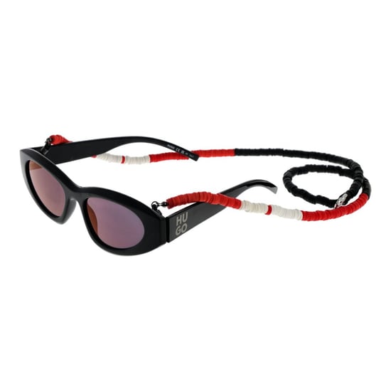 Gafas de sol ovaladas con correa de cuentas - Image 1