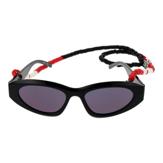 Gafas de sol ovaladas con correa de cuentas - Image 2