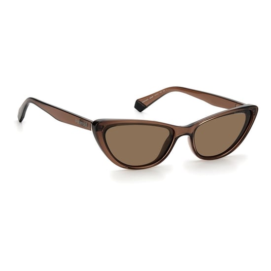Gafas de sol de plástico marrón - Image 2
