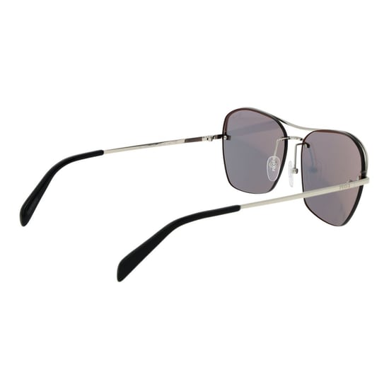Gafas de sol de metal plateado - Image 2