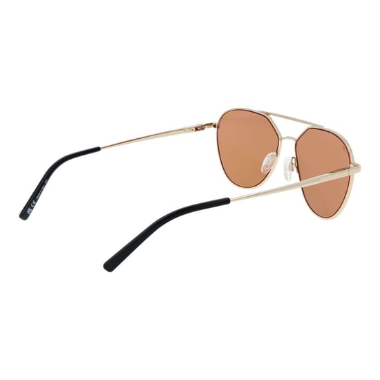 Gafas de sol de plástico dorado - Image 2