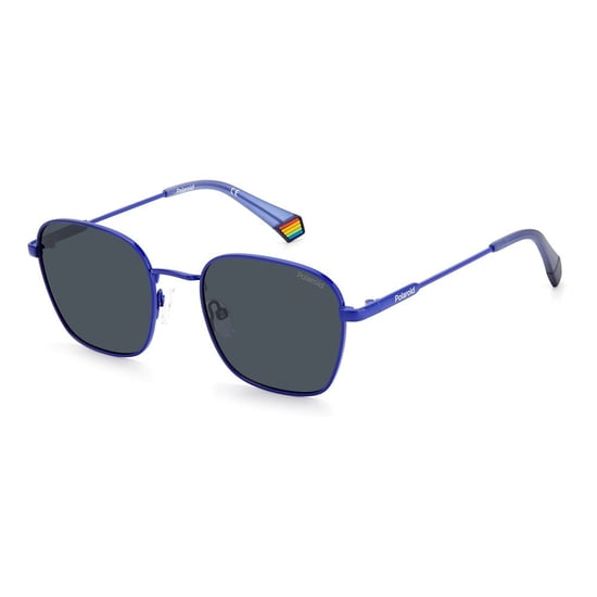 Gafas de sol de acero inoxidable azul Polaroid - Image 1