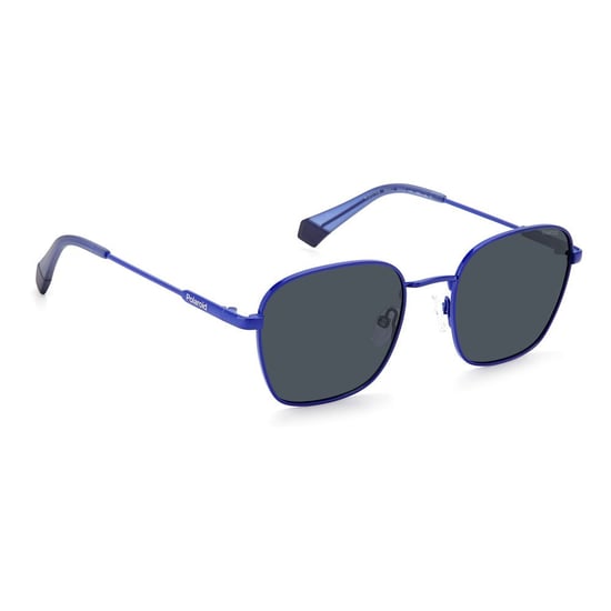 Gafas de sol de acero inoxidable azul Polaroid - Image 3