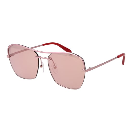 Gafas de sol de metal color oro rosado - Image 1