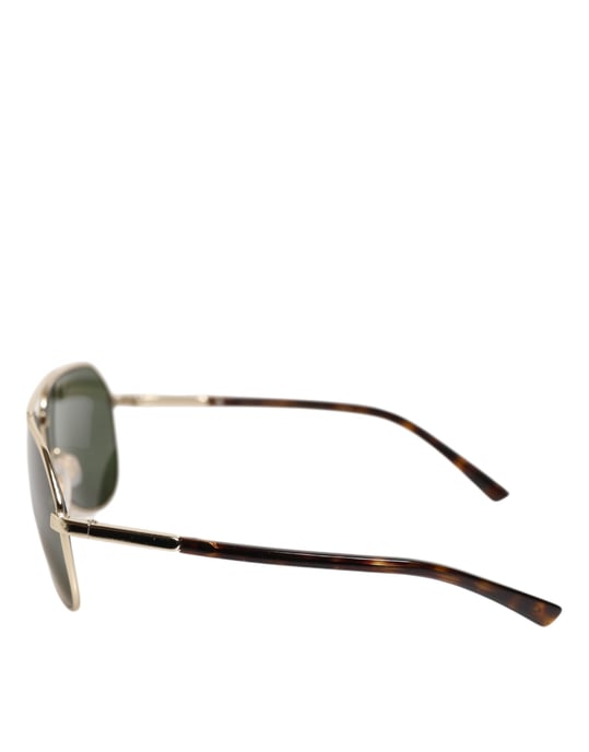 Gafas de sol aviador de marco plateado DG2125 - Image 3