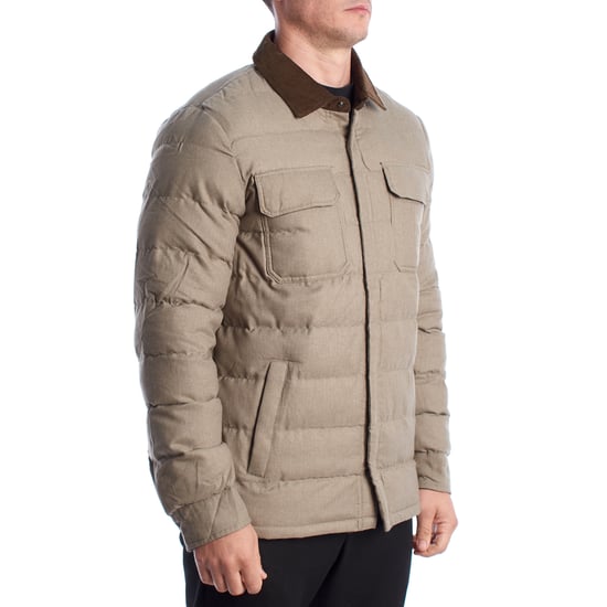 Chaqueta acolchada para hombre con cuello de camisa 66559 - Image 3