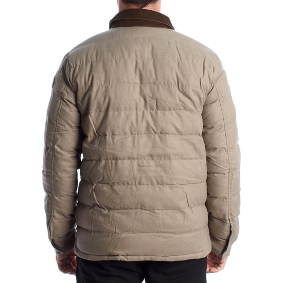 Chaqueta acolchada para hombre con cuello de camisa 66559 - Image 4