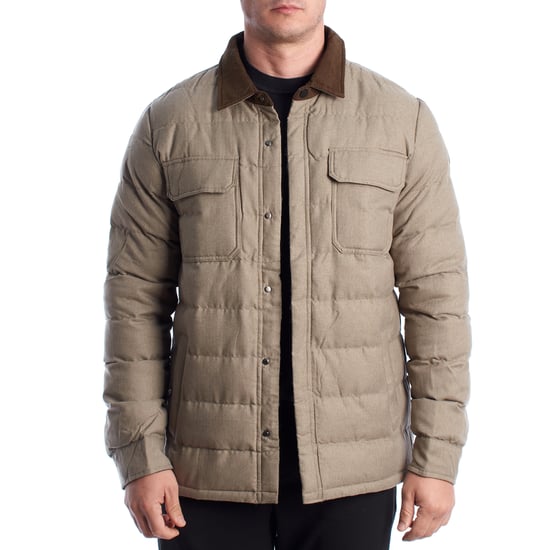 Chaqueta acolchada para hombre con cuello de camisa 66559 - Image 6
