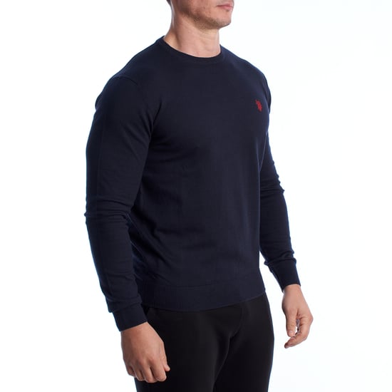 Suéter de punto de cuello redondo para hombre US40173038 - Image 4
