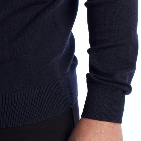 Suéter de Cuello Redondo de Punto para Hombre US40173035 - Image 3