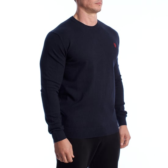 Suéter de Cuello Redondo de Punto para Hombre US40173035 - Image 4