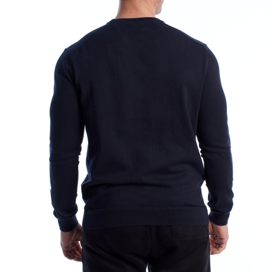 Suéter de Cuello Redondo de Punto para Hombre US40173035 - Image 5