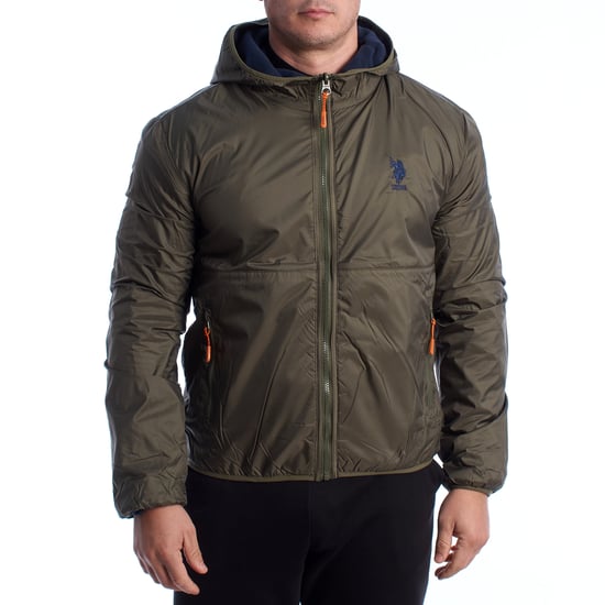 Chaqueta de forro polar reversible y a prueba de viento para hombre US40126001 - Image 1
