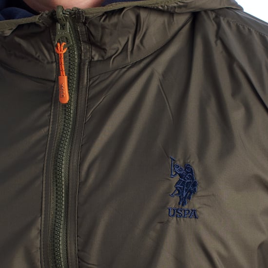 Chaqueta de forro polar reversible y a prueba de viento para hombre US40126001 - Image 3